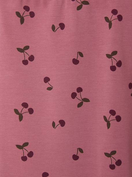 Bedrukte legging voor meisjes amandelgroen+blauw+blauwgroen+groen, bedrukt+inktblauw+roze, bedrukt+zachtpaars - vertbaudet enfant 