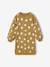 Korte sweatjurk met bloemenprint ecru+olijf - vertbaudet enfant 