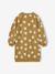 Korte sweatjurk met bloemenprint ecru+olijf - vertbaudet enfant 