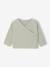 Brassière vest baby van wol en katoen cappuccino+gemêleerd beige+lichtroze+saliegroen+wit - vertbaudet enfant 