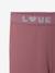 Essentiële legging voor meisjes antraciet+oudroze+saliegroen - vertbaudet enfant 
