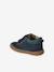 Babyslofjes van zacht leer met antislip beige+blauw+bruin+chocoladebruin+felblauw+groen+oceaanblauw+okergeel+saliegroen+veel beige+veel bruin+veel groen - vertbaudet enfant 