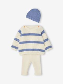 Baby-Babyset-3-delige gebreide set voor babyjongens