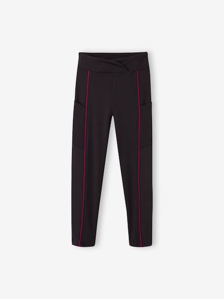 Sportlegging voor meisjes antraciet - vertbaudet enfant 