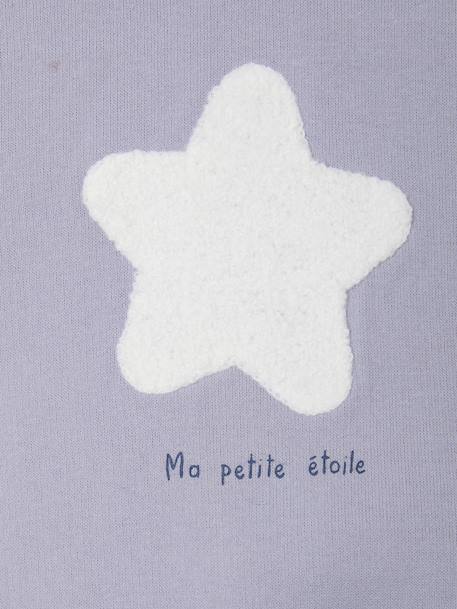 Baby sweater met rugopening hemelsblauw - vertbaudet enfant 