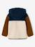 Sherpavest met capuchon jongen dennen+middenblauw - vertbaudet enfant 