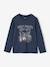 Jongensshirt met lange mouwen antraciet+cappuccino+rood+saliegroen+wit - vertbaudet enfant 