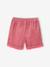 Short van velours met hartvormige zakken voor meisjes, gemakkelijk aan te trekken. kaki+marineblauw+oudroze+rozen - vertbaudet enfant 