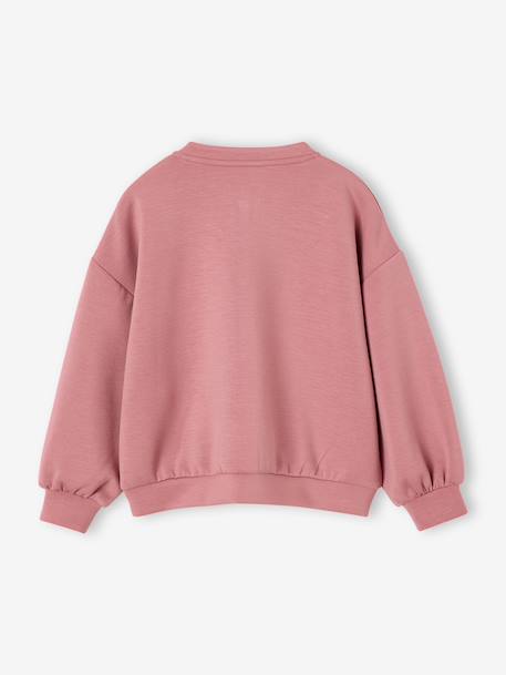 Sweatvest voor meisjes oudroze - vertbaudet enfant 