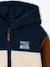 Sherpavest met capuchon jongen dennen+middenblauw - vertbaudet enfant 