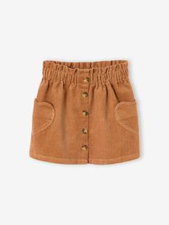 - Fluwelen rok met zakjes hartjes