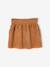 Fluwelen rok met zakjes hartjes antraciet+groenblauw+kameel+zachtpaars - vertbaudet enfant 