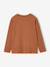 Jongensshirt met lange mouwen antraciet+cappuccino+rood+saliegroen+wit - vertbaudet enfant 