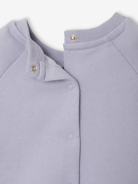Baby sweater met rugopening hemelsblauw - vertbaudet enfant 