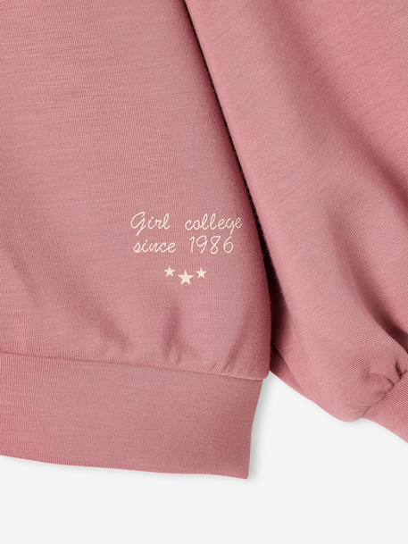 Sweatvest voor meisjes oudroze - vertbaudet enfant 