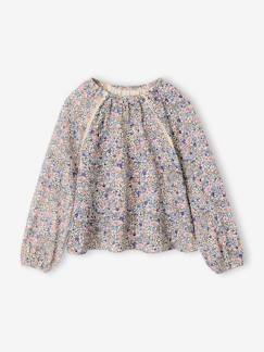 -Meisjesblouse met lange mouwen