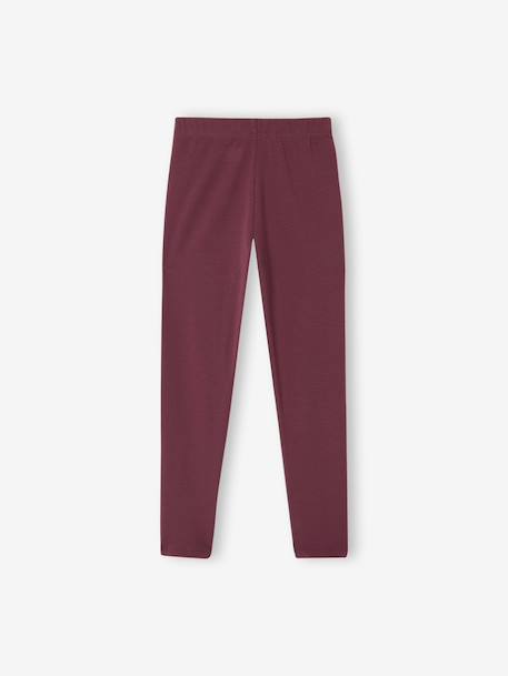 Lange meisjeslegging pruim+zwart - vertbaudet enfant 