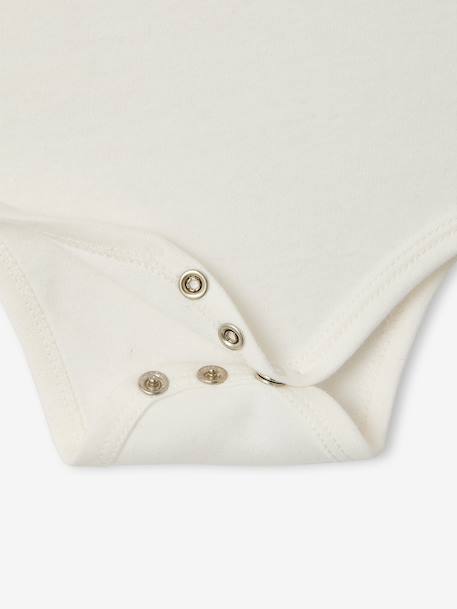 Set van 3 babyrompers met lange mouwen hazelnoot - vertbaudet enfant 