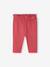Molton babybroek met elastische taille flesgroen+inkt+rozen - vertbaudet enfant 