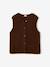 Mouwloos vest chocoladebruin+zandbeige+zwart - vertbaudet enfant 