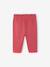 Molton babybroek met elastische taille flesgroen+inkt+rozen - vertbaudet enfant 