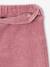 Wijde, fluwelen broek voor meisjes antraciet+bruin+chocoladebruin+ecru+grijsblauw+kaki+pruim+rozen+zachtpaars - vertbaudet enfant 