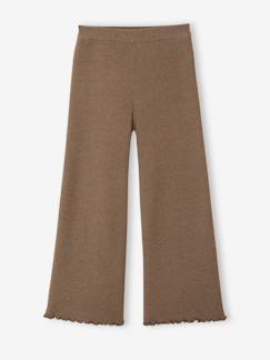 -Wijde gebreide legging voor meisjes