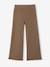 Wijde gebreide legging voor meisjes gemêleerd grijs+taupe - vertbaudet enfant 