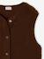 Mouwloos vest chocoladebruin+zandbeige+zwart - vertbaudet enfant 
