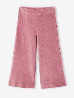-Wijde, fluwelen broek voor meisjes