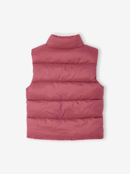 Lichte bodywarmer zonder mouwen pruim - vertbaudet enfant 