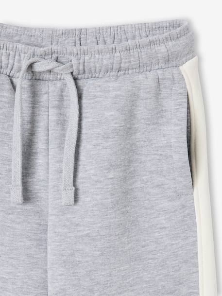 Wijde joggingbroek voor meisjes gemêleerd grijs - vertbaudet enfant 