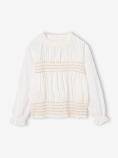 -Meisjesblouse met lange mouwen