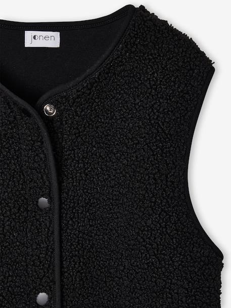 Mouwloos vest chocoladebruin+zandbeige+zwart - vertbaudet enfant 
