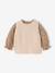 2-in-1 trui baby ecru+hemelsblauw+roze (poederkleur) - vertbaudet enfant 