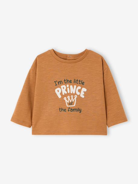 Baby T-shirt met lange mouwen karamel - vertbaudet enfant 