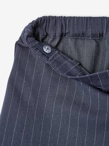 Geplooide skort voor meisjes JONEN antraciet+marineblauw - vertbaudet enfant 