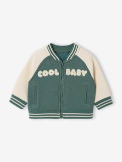 -Baby jongens teddyvest met rits