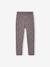 Meisjeslegging met fleecevoering Bruin met print+donkergrijs+grijs, bedrukt+inktblauw+rozenhout - vertbaudet enfant 