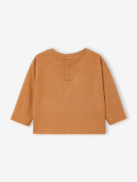 Baby T-shirt met lange mouwen karamel - vertbaudet enfant 