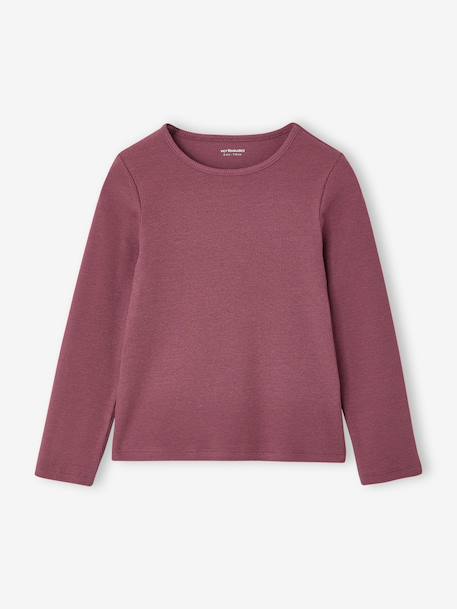 Set van 3 meisjes T-shirts met lange mouwen ecru+inktblauw+vanille - vertbaudet enfant 
