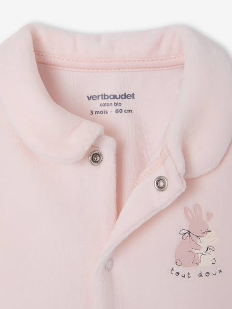 Set van 2 boxpakken voor baby's cappuccino+lichtroze+saliegroen - vertbaudet enfant 