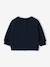 Baby sweater met lange mouwen marineblauw+okergeel - vertbaudet enfant 