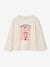 Meisjes T-shirt met lange mouwen ecru - vertbaudet enfant 