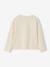 Meisjesshirt met lange mouwen antraciet+ecru+oudroze - vertbaudet enfant 