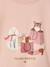 Meisjes T-shirt met lange mouwen roze (poederkleur) - vertbaudet enfant 