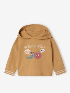 -T-shirt met capuchon lange mouwen