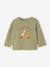 Decoratief T-shirt babyjongen blauwgroen+ecru+pistache+vanille - vertbaudet enfant 