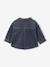 Overshirt van ribfluweel voor baby's grijsblauw - vertbaudet enfant 