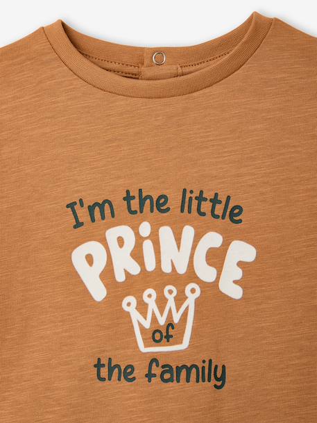 Baby T-shirt met lange mouwen karamel - vertbaudet enfant 
